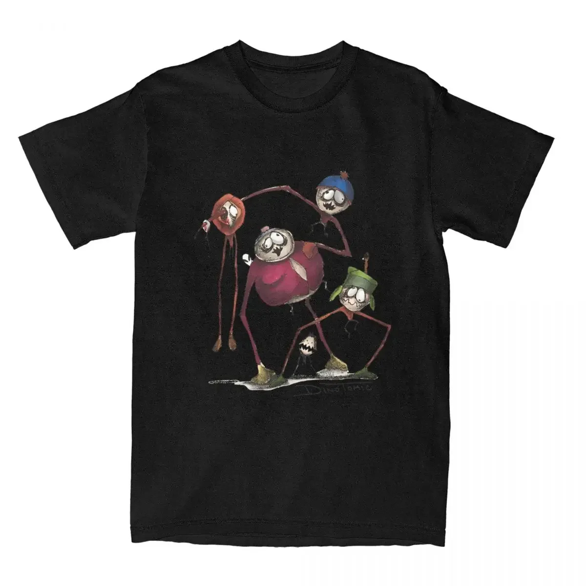 Lustige Skeleton Stuff Cartoon Southpark Grafik-T-Shirts für Frauen, klassisches Spiel, Mädchen, Street Fashion, T-Shirts, Tops, Y2k-Tops, Casuales