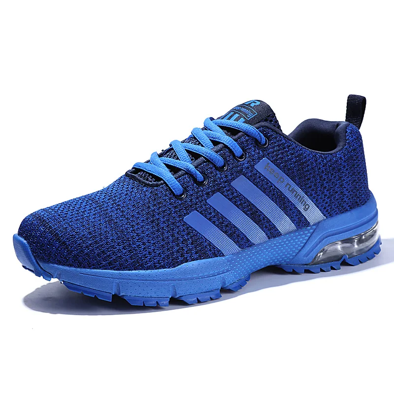 Unisex Running Shoes Flying Woven Breathable Men's Fitness Shoes Air Cushion Shoes Outdoor Brand Sports Shoes Platform Sneakers