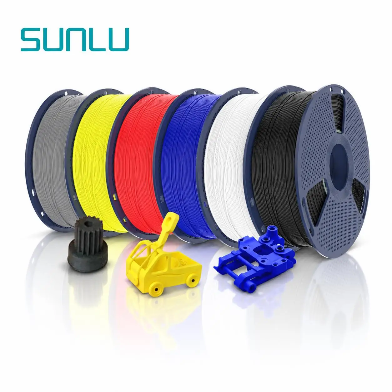 SUNLU ABS 3D Printer Filament 1.75mm 1KG High Strength Impact Resistant Heat Resistant Low Warping Durable FDM Printing Material