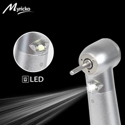 LED Dental Handpiece High Speed Push Button 3 Water Spray Light Ceramic Bearings Dentistry Tips Air Turbine High Rotation Pens