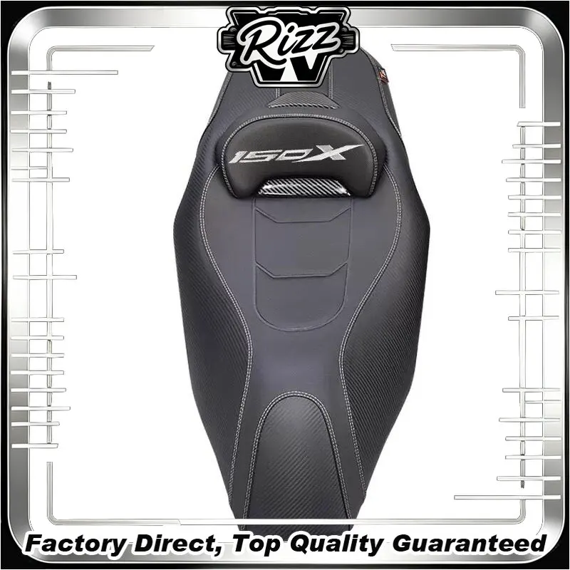 Motorcycle Seat Cushion Waist Design Waterproof Comfortable Seat Pad Reduce Sitting Height Fit For ZONTES 150X 150 X 2025 - 2026