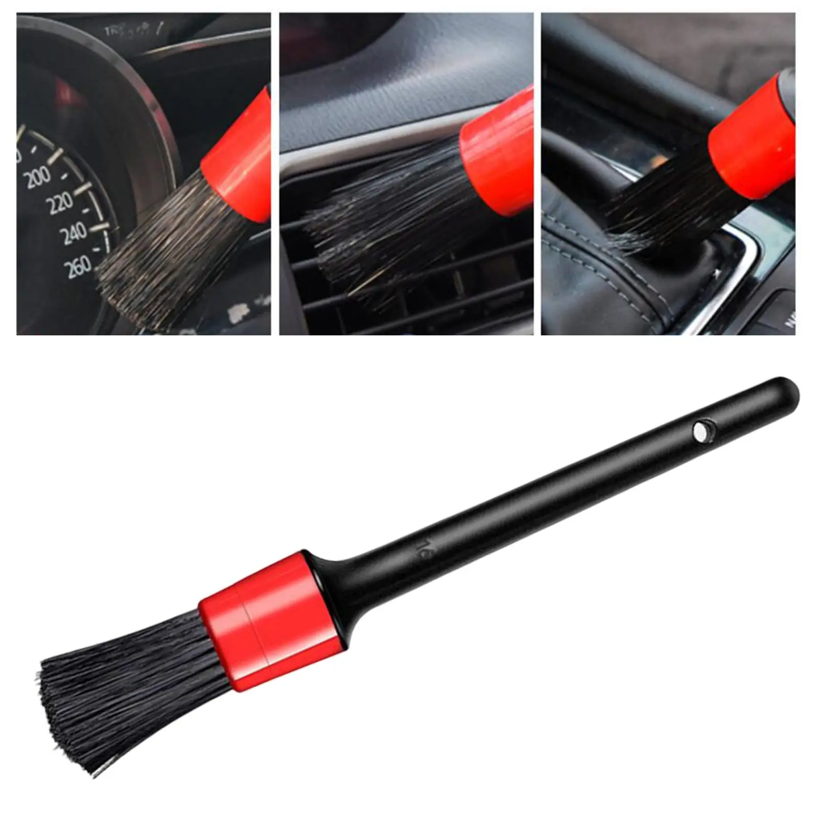 2xCar Detail Brush Accessories for Air Vents Interior Exterior Leather NO 16