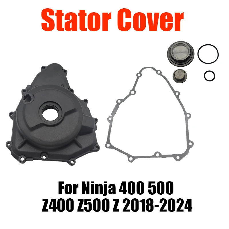 

For Kawasaki Ninja 400 500 Z400 Z500 Z Stator Cover 2018-2024 Engine Crankcase Stator Cover Replacement
