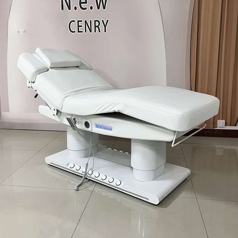 Cross-border facial salon electric beauty bed beauty salon special heating spa massage bed micro plastic injection bed