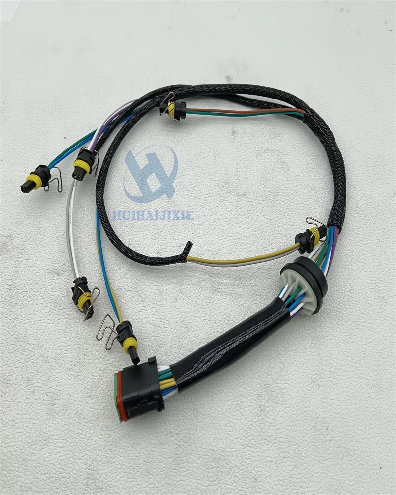 

Деталь строительной техники, двигатель C7, жгут проводов топливной форсунки в сборе 222-5917 2225917 для экскаватора CAT E324D E325D E329D