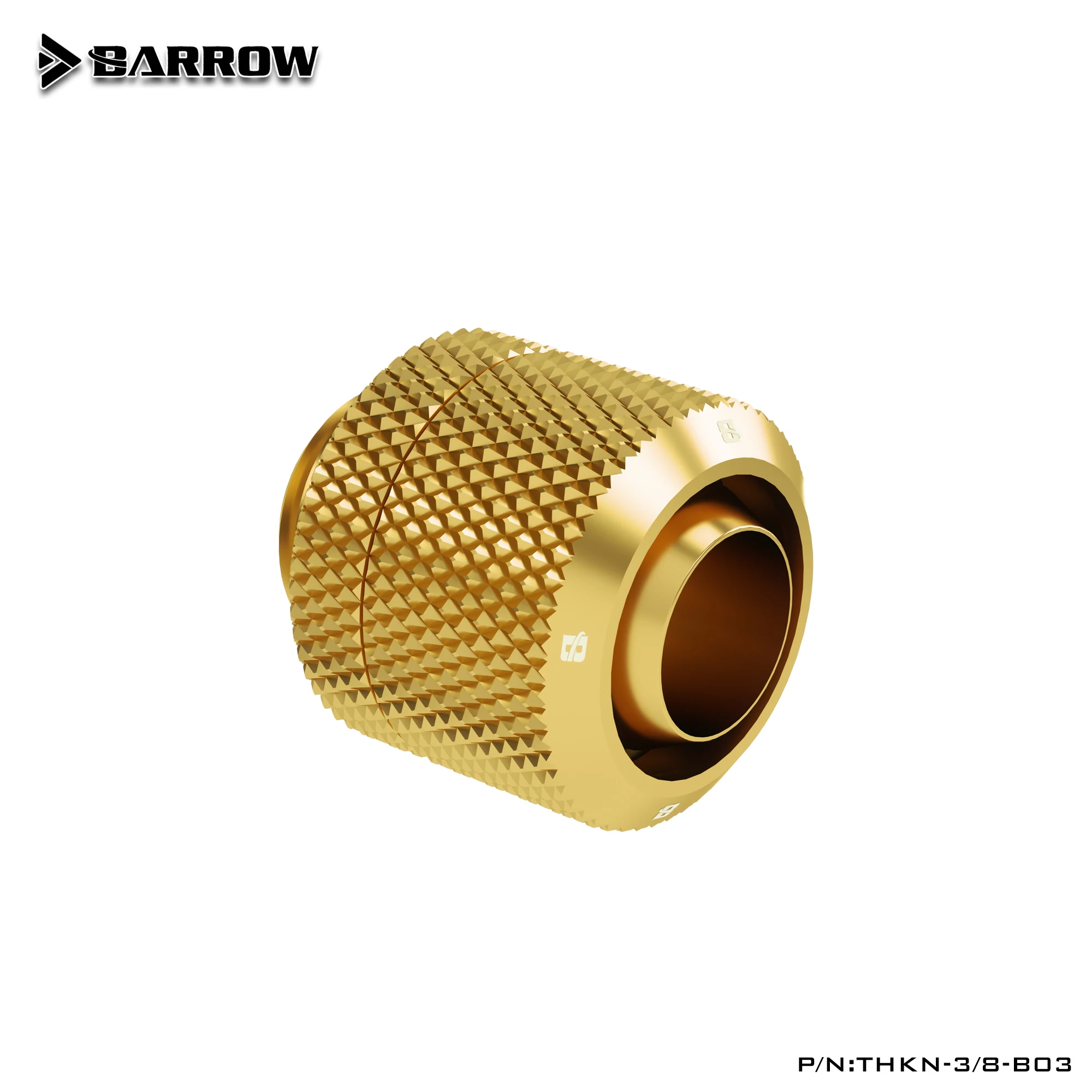 Barrow Fitting Gebruik Voor Binnendiameter 9.5Mm + Buiten Diameter 12.7 Soft Tube 3/8 "Id X 1/2" od Tubing Hand Fittings THKN-3/8-B03