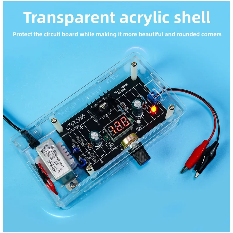 

LM317 Adjustable Power Supply Board Kit