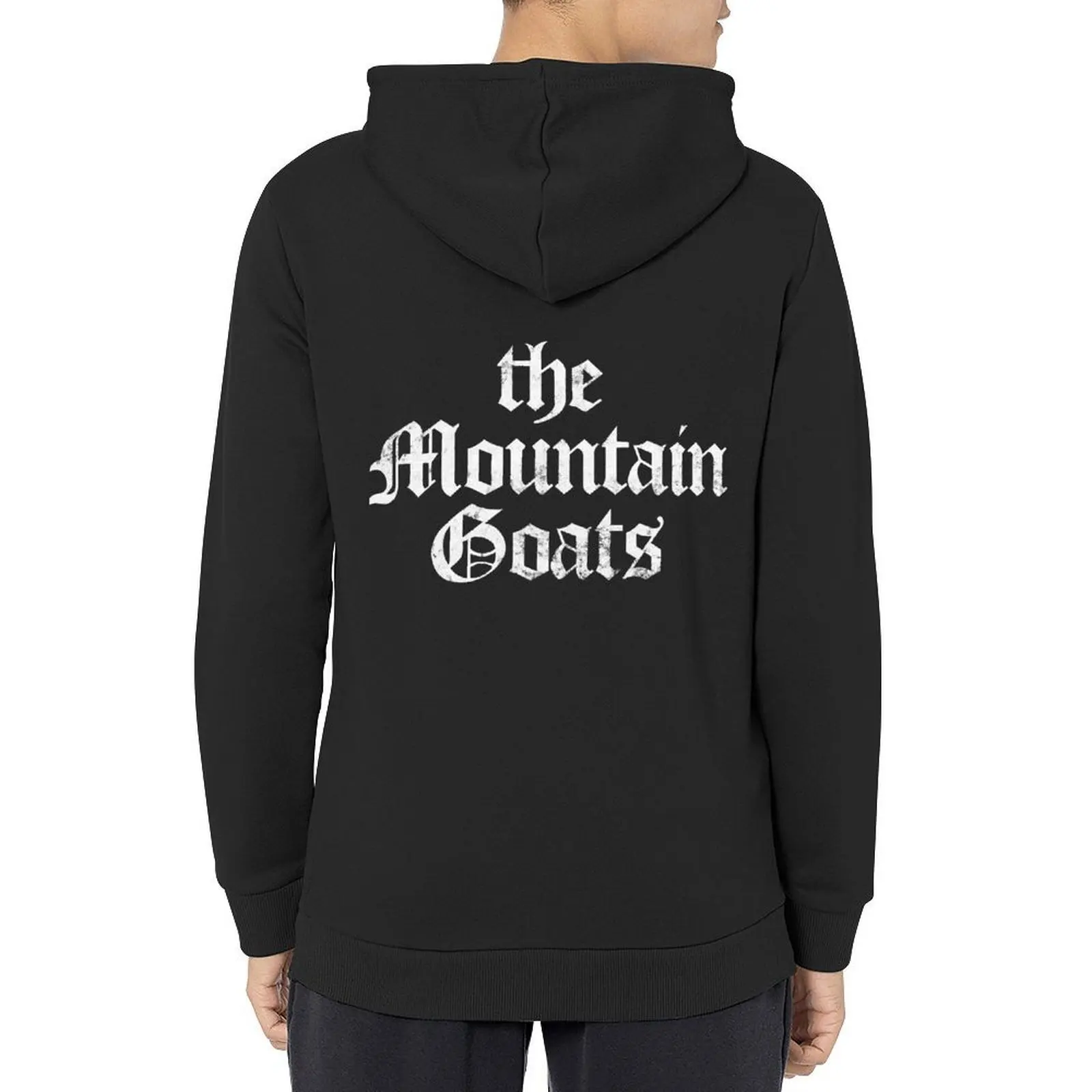 

Les chèvres de montagne - Goths Band Logo - Black Metal Distressed Design T-shirt classique Hoodie men's coat mens hoodies