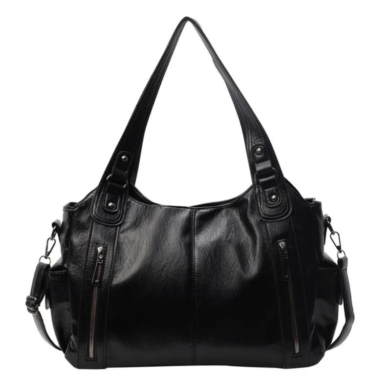 

A3PE Slouchy PU Leather Women's Bag Spacious and Stylish for Shopping or Commuting