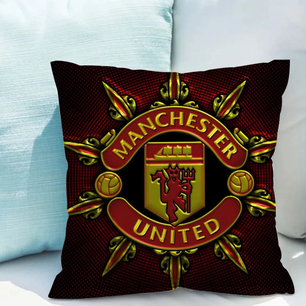 ManchesterS UnitedS Decorative Pillowcases Ornamental Pillow Covers Decorative Luxury Sleeping Pillows Cover Home Cushion Sofa