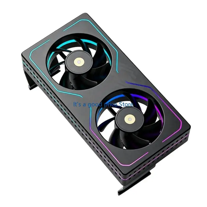 

ARGB Computer Memory Heatsink for DDR/DDR2/DDR3/DDR4/DDR5 Memory Heatsink Active Cooling Easy Installation Accessories