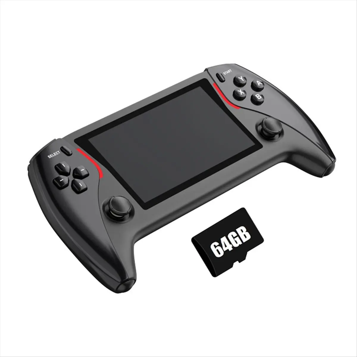Special Offer-PROJECT X PRO Handheld Video Game Console 64G+15000 Games 4.3-Inch Display 3D Stereo Sound Support 20+Simulators B