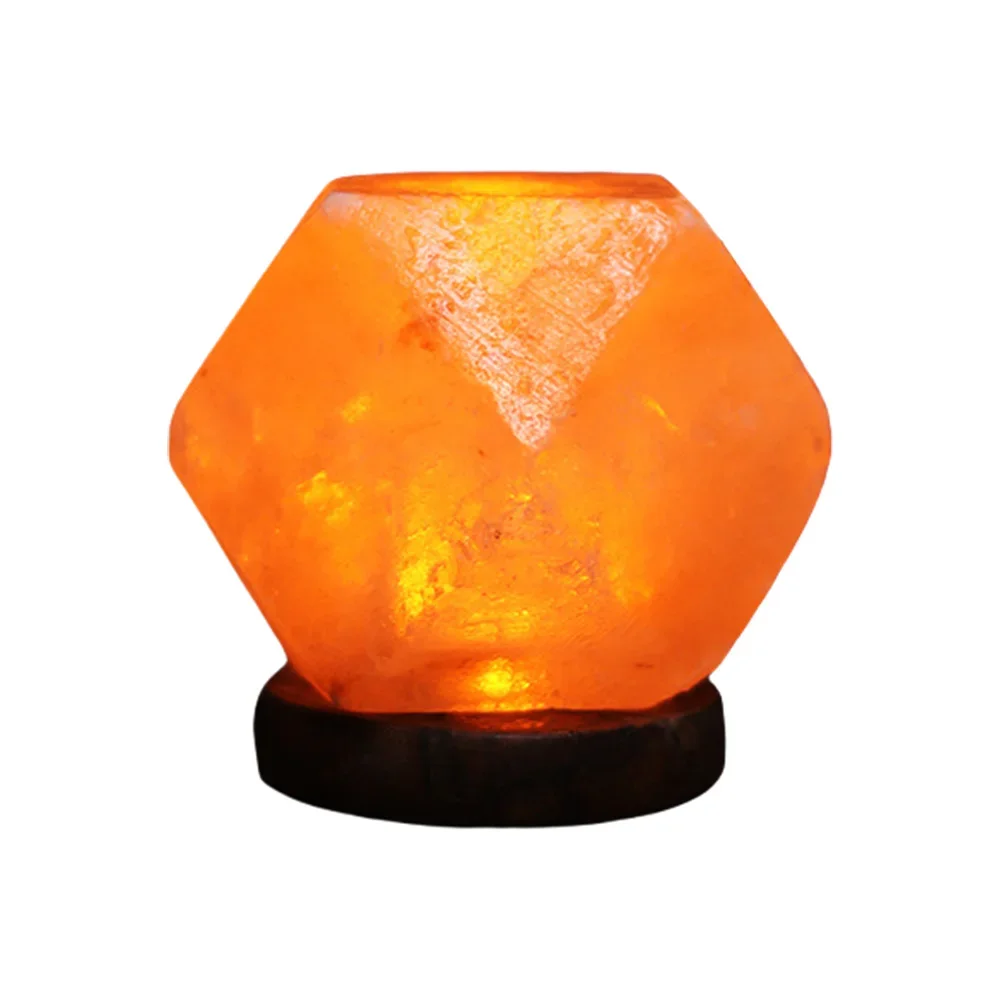 

Himalayan Salt Lamp LED Night Light with Base Crystal Salt Rock Lamp Bedside Night Light Home Bedroom Decoration