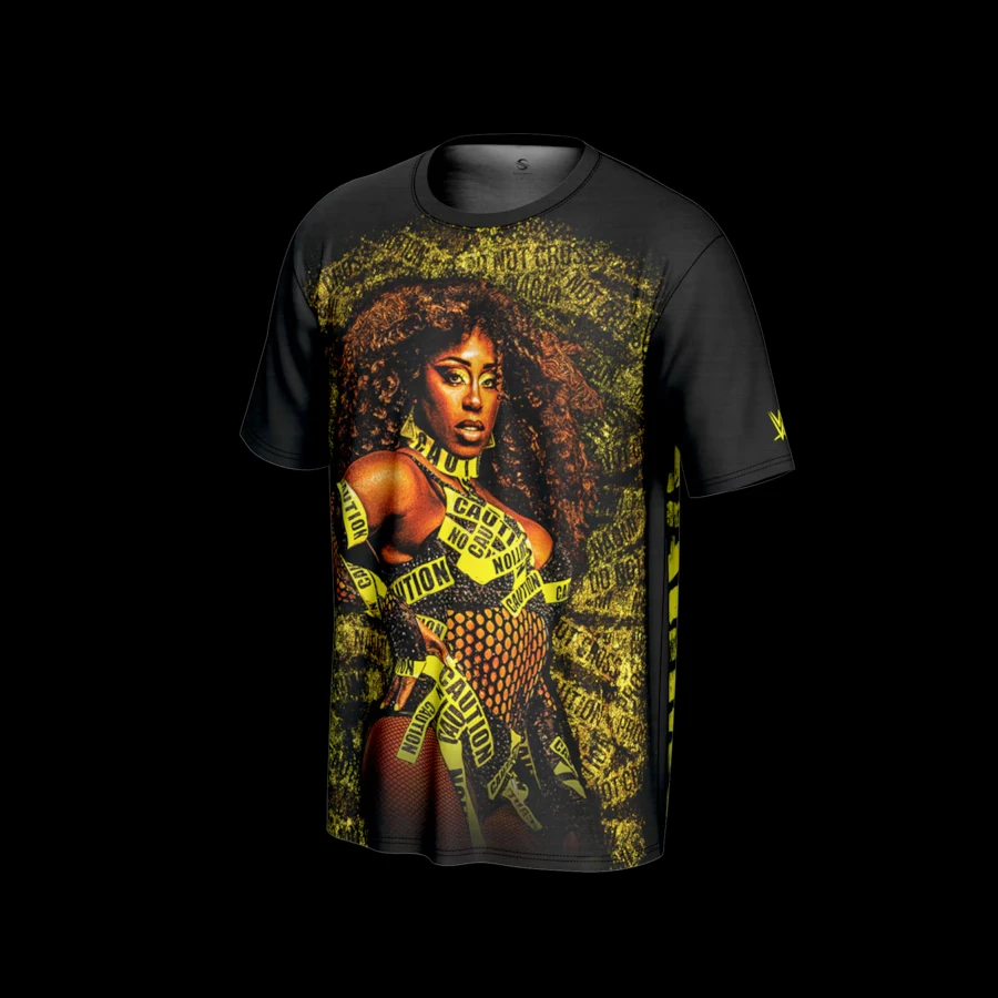 

Men's Black Naomi Graphic T-Shirt Is Simple Fashionable Trendy And Loose In Temperament Suitable For Daily Leisure And Sports