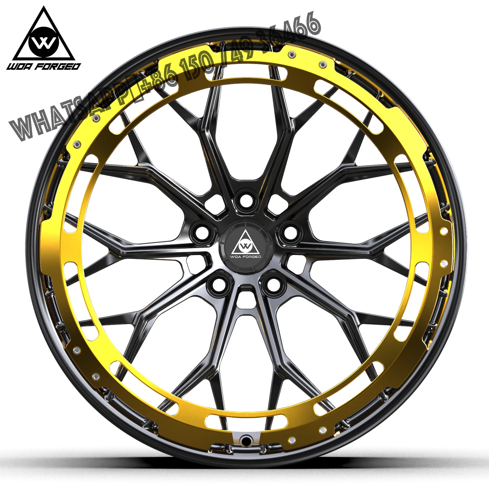 

2 Piece Forged Wheel 6061-T6 with aero Disc Ring 5X112 5x130 Racing Alloy Rim for lamborghini benz C63 E63 C300 audi Rs6 Rs8 Rs5