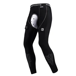 Han Duck-Pantalon de hockey à compression pour homme et garçon, jock avec coupe athlétique et pattes de chaussette, adulte et jeune