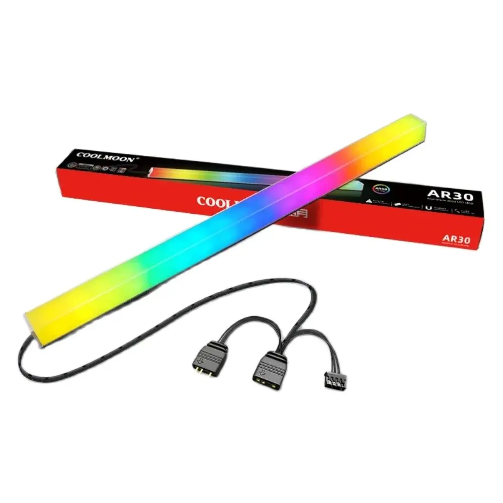 RGB PC pasek LED obudowa komputera magnetyczny WS2812 nastrojowe oświetlenie Bar 5V 3Pin płyta główna ARGB listwa oświetleniowa gra komputerowa