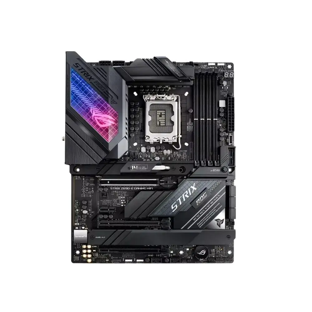 ASUS ROG STRIX Z690-E GAMING WIFI, Used ATX Motherboard, LGA 1700 Motherbord, for i7 13700K, Supports 4x DIMMs Max. 128GB DDR5