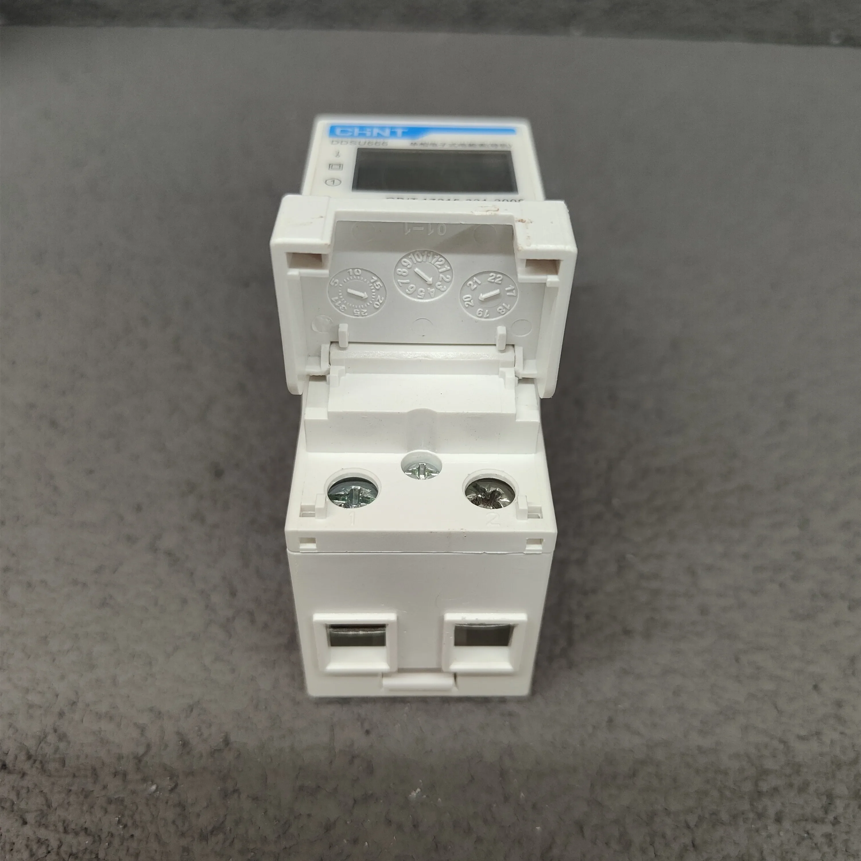 Chint single-phase three-phase rail DDSU/DTSU666 miniature digital display electronic watch RS485 communication
