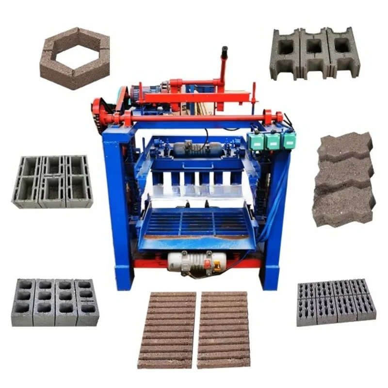 Hollow cement concrete automatic mobile paving, portable small micro manual, generator