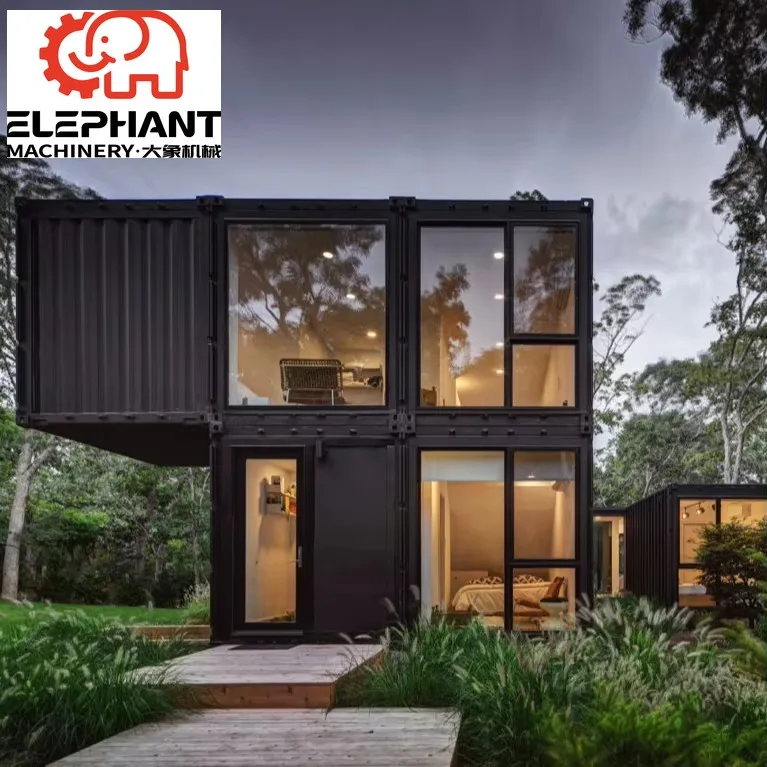 Luxury Modified Shipping Container Homes Apartment Prefab Container House Home on Construct Insulated Container Workspace