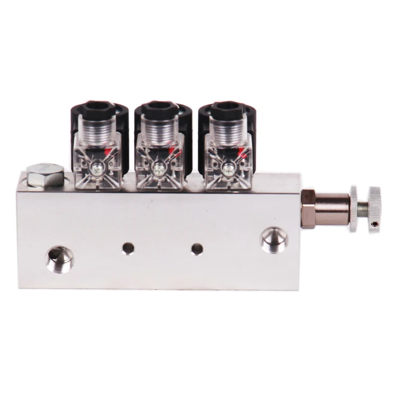 LL12 Aluminum Hydraulic Power Pack Part Solenoid Control System Aluminum Block