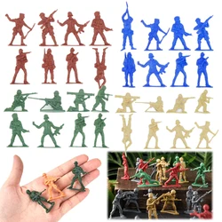 30pcs 5cm Soldiers Model Plastic Desktop Ornament Army Men Action Figures Home Decoration Military Enthusiast Gifts for Boys TMZ