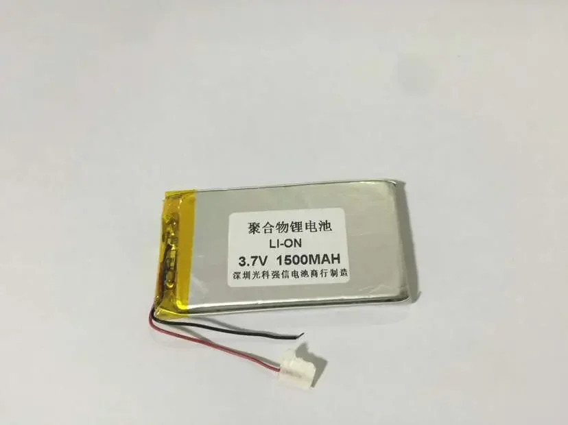 Nueva batería de polímero de litio de 3,7 V de plena capacidad 603462   Walkie talkie GPS de 1500MAH / equipo / Mini