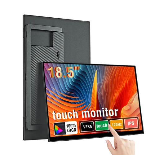 Imagen 1 del producto Anmite 18,5 ""Monitor de pantalla táctil portátil 120Hz 100% sRGB con soporte de pantalla para teléfono portátil Xbox PS4 PS5 Switch