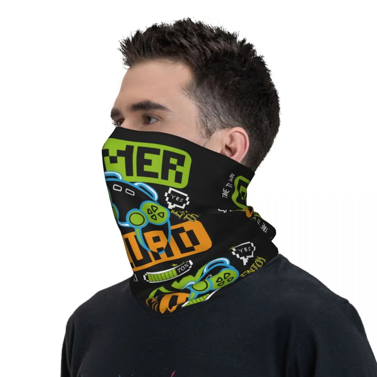 Controller per videogiochi fascia scaldacollo uomo sci Running tubo sciarpa infermiera medica viso Bandana ghetta