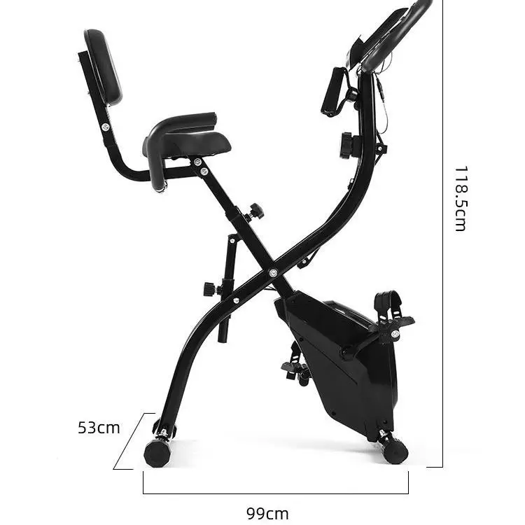 Exercise Bike Home Spinning Bike Mini Women's Weight Loss Bike Magnetic Control Indoor Small Folding Women's Athlete