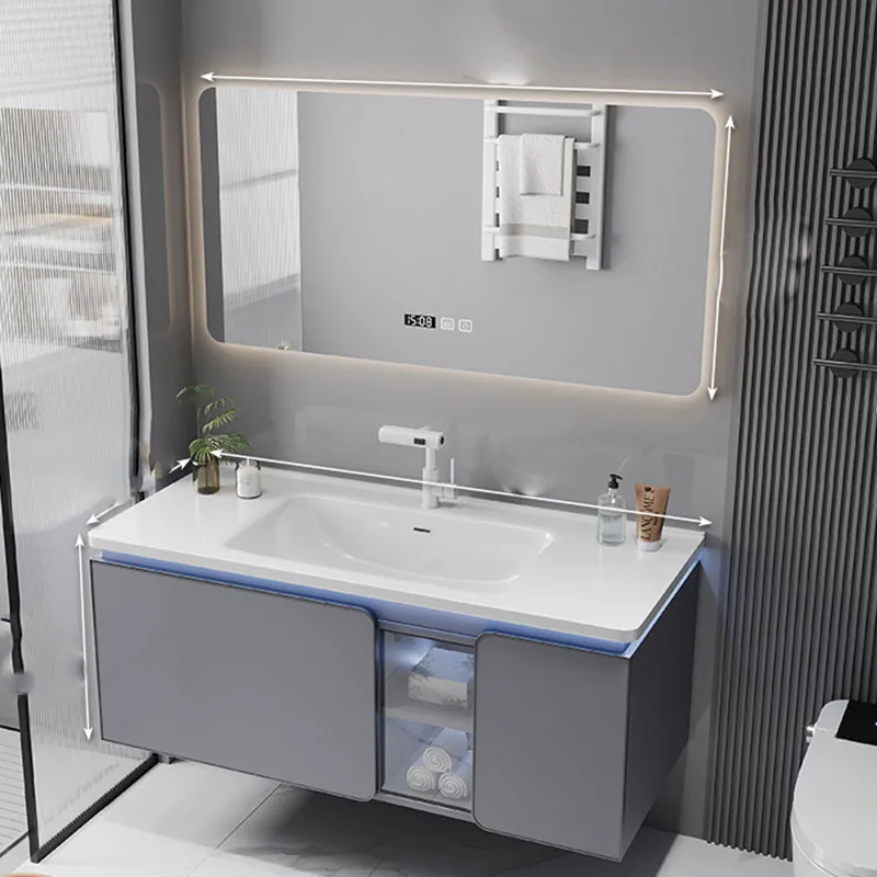 Accessories Makeup Bathroom Cabinet Partitions China Plant Skincare Bedroom Cupboard Wooden Luxury Gabinete Trendy Furniture