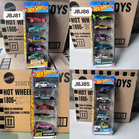 I lager 1/64 Mattel Hot Wheels X Formel 1 5-pack Moneygram Haas F1 Team Kick Sauber F1 Team Samlarbil Leksaksgjuten Fordonsmodell 12 best sales Hot Wheels 5-pack - №5