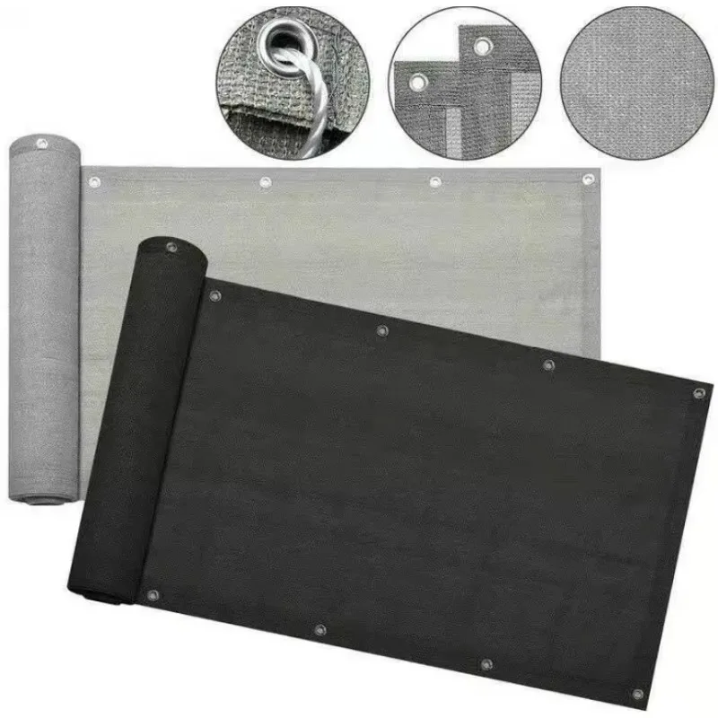 100% Virgin HDPE Anti UV Sun Shade Sail Outdoor/320g PE with UV Shade Cloth and PE Beige Garden Parking Shade Net