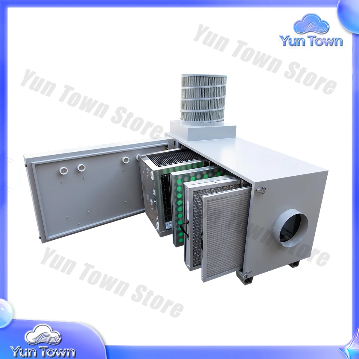 for Krius air Purification Equipment for CNC Machine HEPA Filter Oil Mist Collector Industrial Air Filtration System Workshop