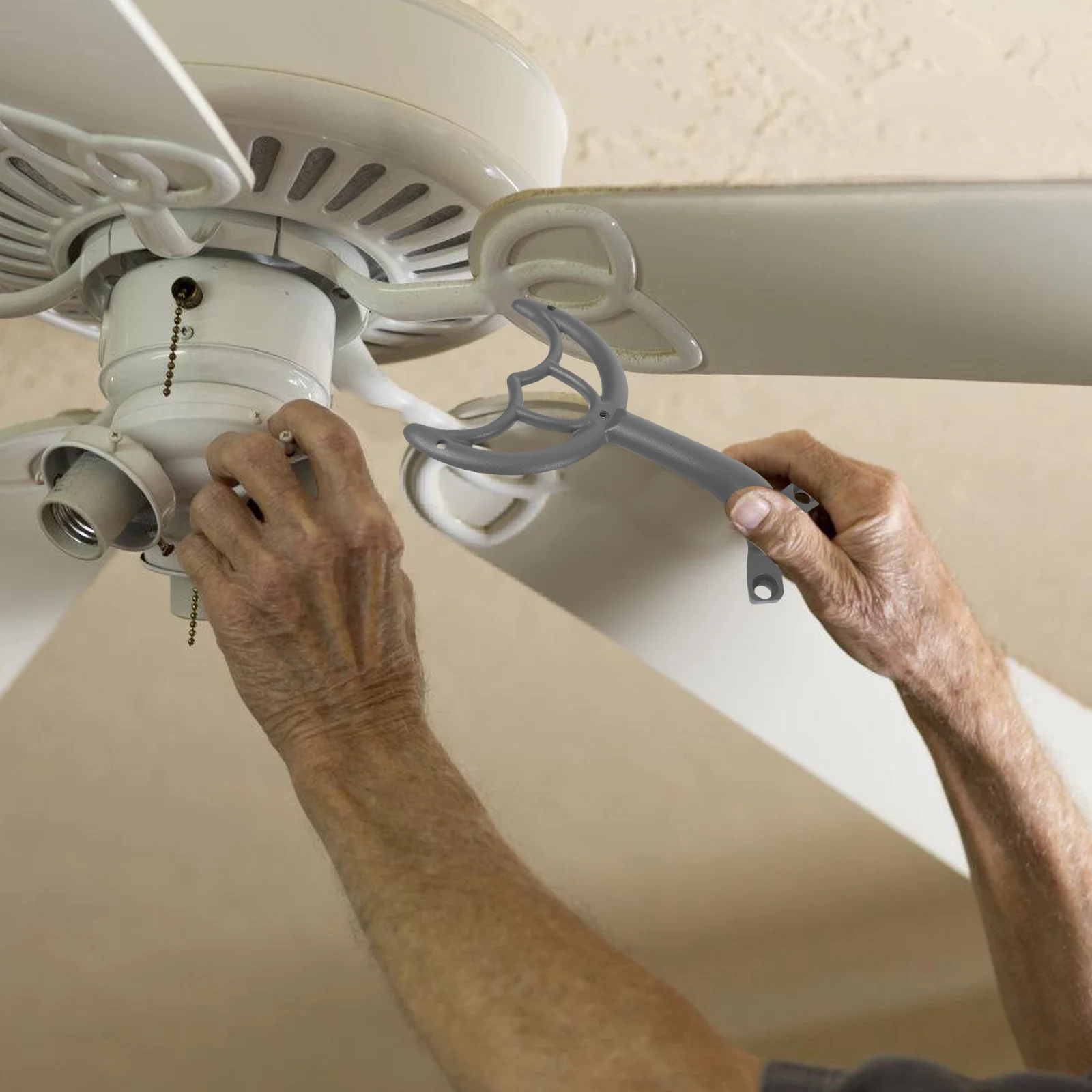 

Fan Blades Repair Supply Ceiling Fan Bracket Mount Strong Support Rod for Stable Performance Long-Lasting Durability