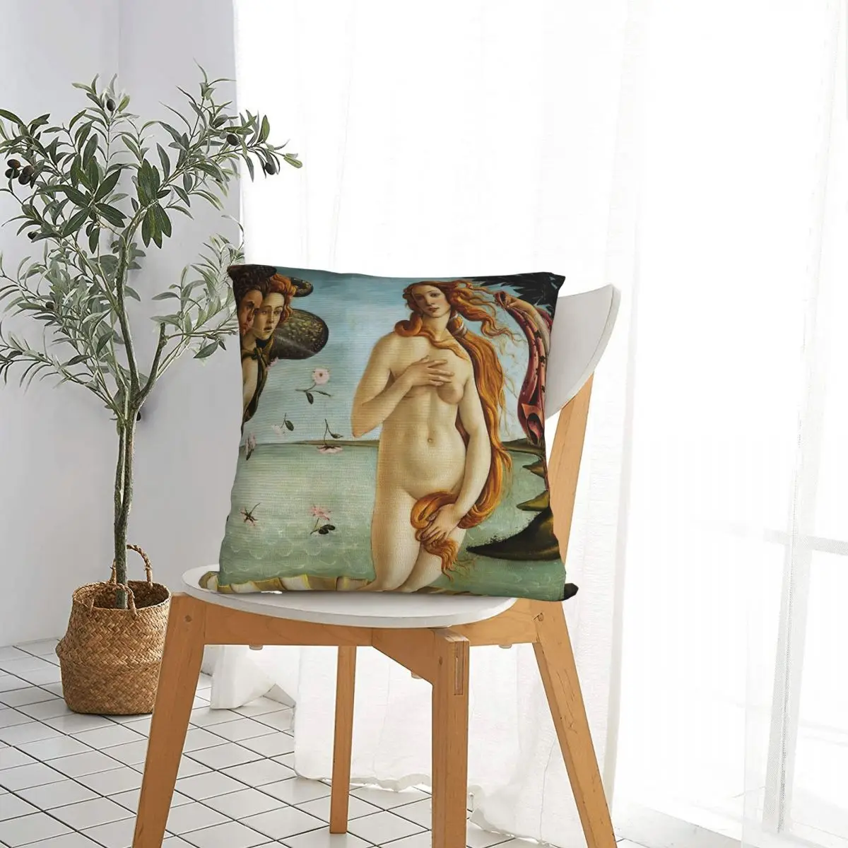 Iconic Sandro Botticelli The Birth Of Venus pillowcase printed cushion cover sofa waist pillow pillow cover