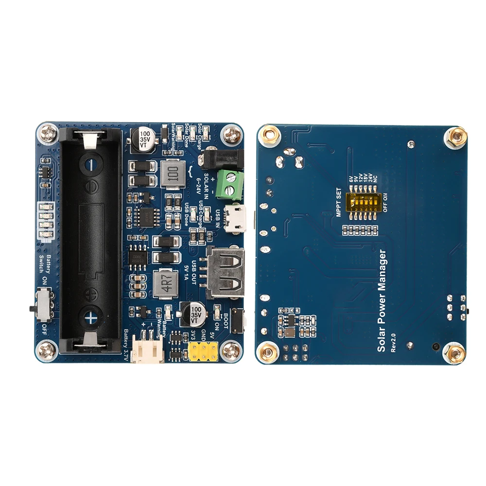 6V-24V Solar Panel Charge Power Management Modul Solar Charging BMS unterstützt MPPT Überladung/Entladung Schutz