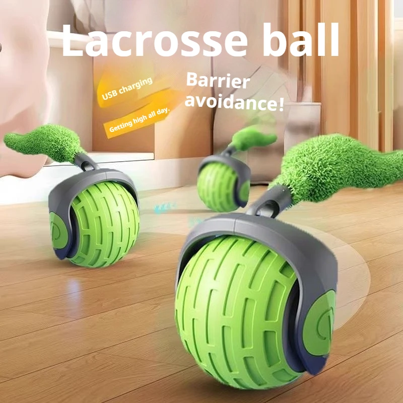  Interactive Ball Smart Electric Cat Toy USB Rechargeable Relieving Boredom Cat Teasing Automatic Rolling Toy Ball for Pet