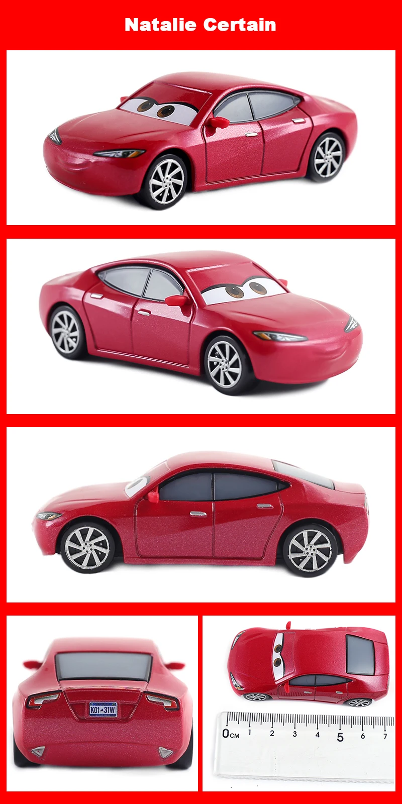 Pixar Racing 3 Lightning McQueen Jackson Storm Saligidor Weiße Polizei Druckguss-Metall 1:55 Legierung Modellautos Geschenke – Detail 33