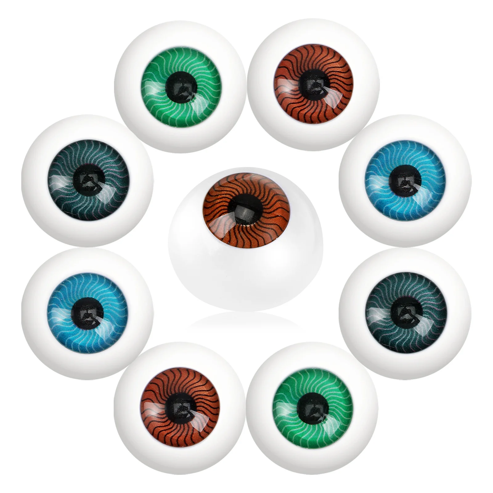 

8 Pcs Street Decors Eye Balls for Crafts Fake Eyeballs Halloween Masks Horror Costumes Scary