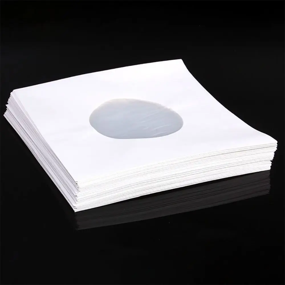 New White Vinyl Records Sleeve 7/10/12inch Resealable LP Record Cover Record Protection Record