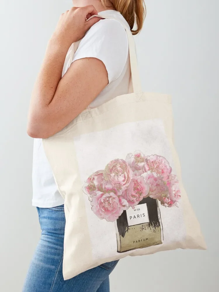 Pink Scented Tote Bag Lady bags Shopper shopper bag woman Women bags Canvas Tote Bag