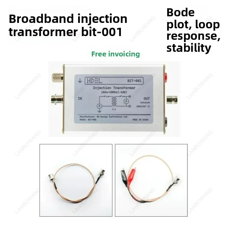 BIT-001 Isolation Injection Transformer Frequency Response Tester Power Loop Analysis Replacement for J2101A