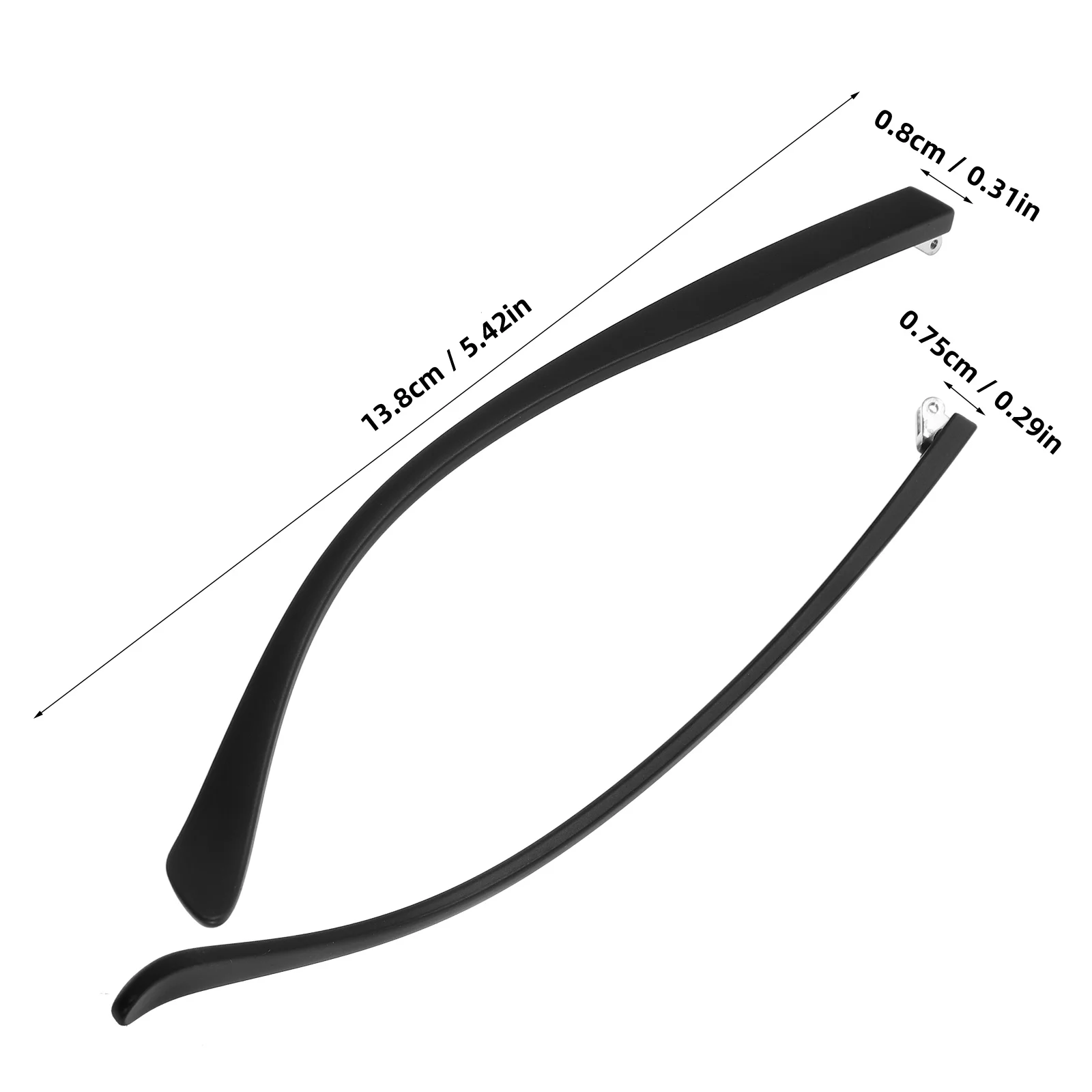 Arm Eyeglasses peças de reposição para óculos escuros e mulheres, Temple Legs, acessórios