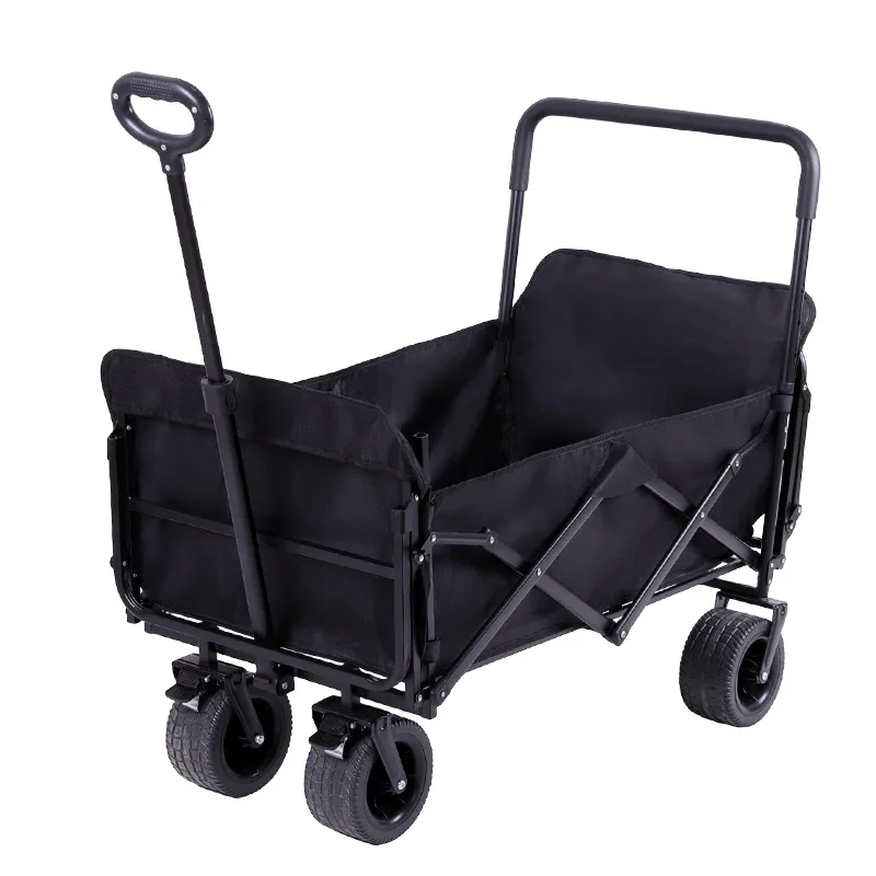

Outdoor multifunctional camping cart trolley camp cart foldable stall shopping camping folding trailer
