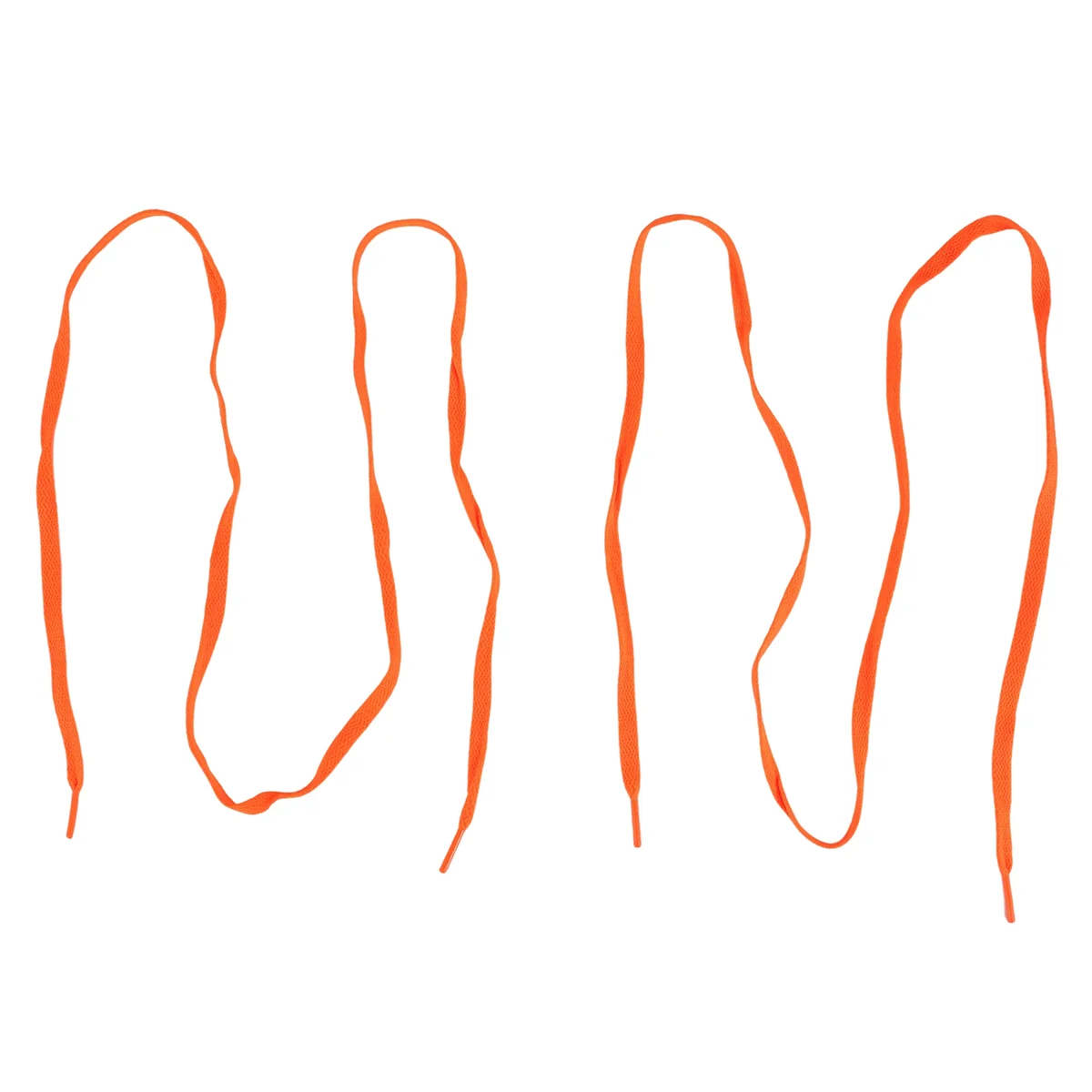 Сменные кроссовки BVBV, пара оранжевых плоских шнурков шириной 8 мм