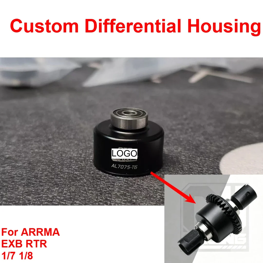 1/7 1/8 RC Vehicle Upgrade Differential Housing Custom Model Number For ARRMA EXB RTR Decorative Styling Decor Upgrade Parts