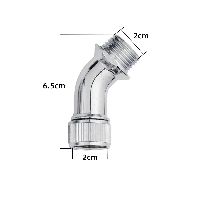 1Pc Shower Elbow Adapter 45°Angle Brass Shower Head G1/2 Male To Female Connected Adapter for Bathroom Fixture Accessories