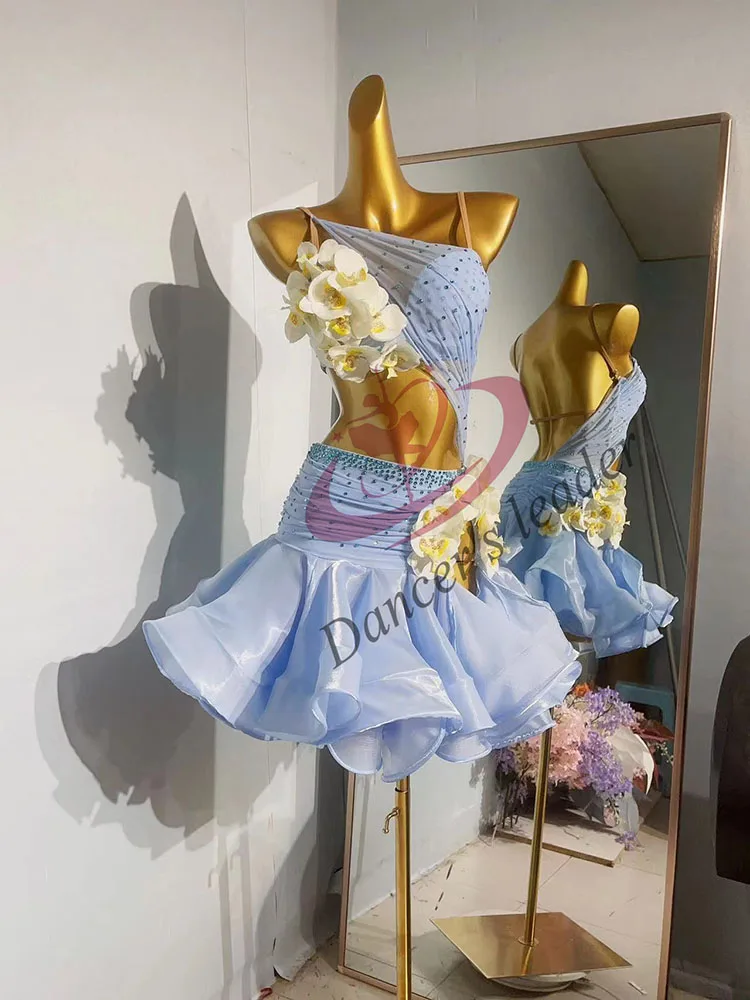 ラテンダンスドレスハイエンドカスタマイズドレスダイヤモンドケーキスカートチャチャタンゴワルツ大人ステージプロフェッショナルドレス